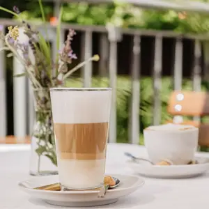 Kaffeepause auf der Sonnenterrasse